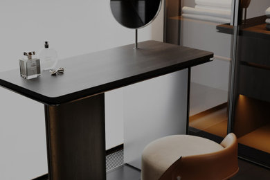 Inspiration for a contemporary home office remodel in Miami