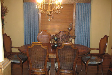 Formal Dining Room Custom Drapery & Other Home Updates