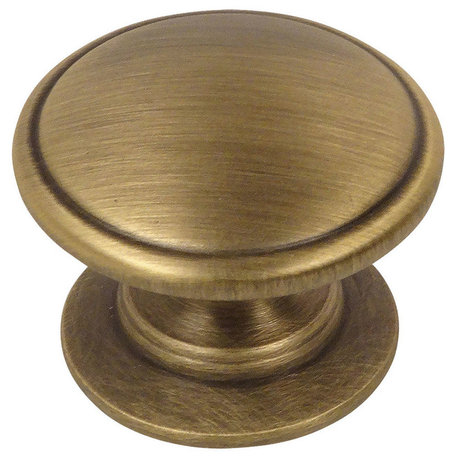 Cosmas 4702BAB Brushed Antique Brass Cabinet Knob