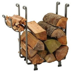 Transitional Firewood Racks by Pot Racks Plus