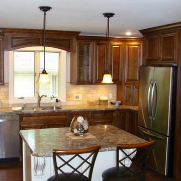 Custom Birch Cabinet Kitchen Remodel