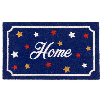 Blue Coir "Home" Americana Outdoor Doormat 18" x 30"