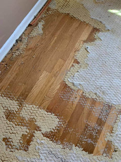 Ripping Up Carpet Need Some Help Identifying Shqt This Stuff Is