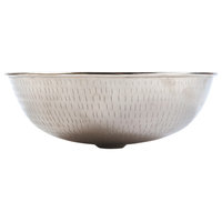 Bohr Nickel 14.25" Round Vessel Bath Sink with Ashfield Vessel Faucet Kit