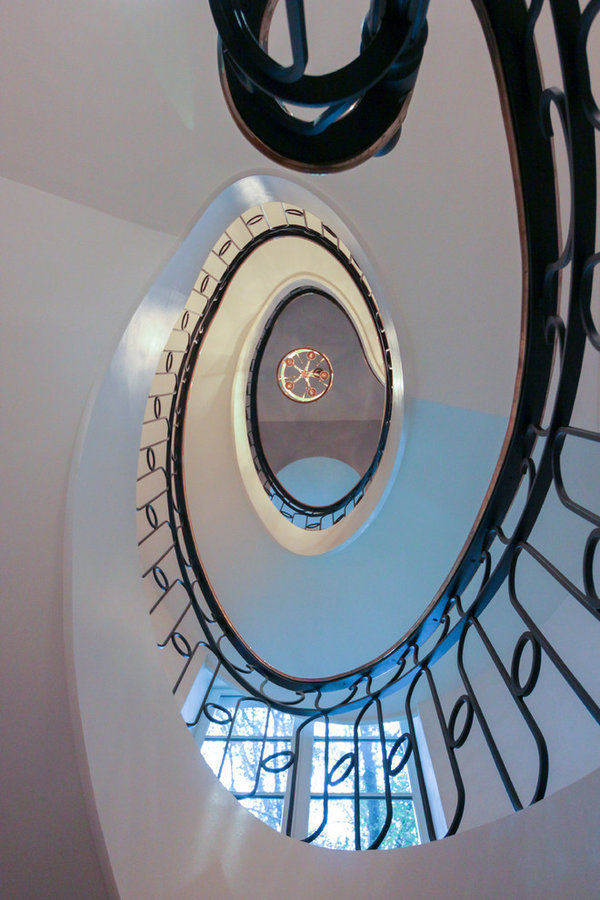 Sculptural/Elliptical Staircase Near Foreign Embassies in Wash. DC, 20008