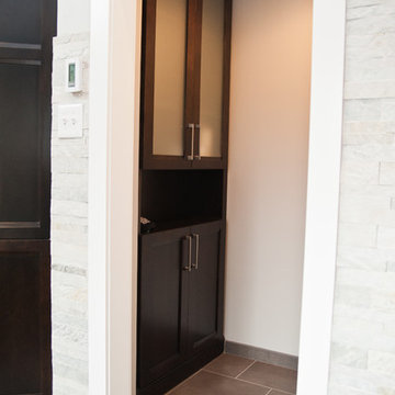 A Spa-styled, contemporary master bathroom
