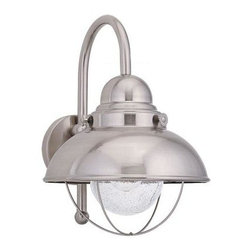 Sea Gull Lighting - Sea Gull Lighting Outdoor Lighting. Sebring 1-Light Outdoor Brushed Stainless Wa - Outdoor Wall Lights And Sconces