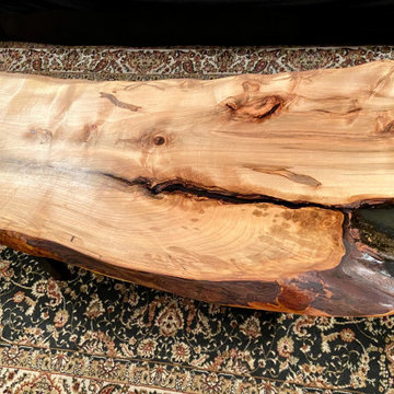 Customizable Live Edge Maple Coffee Tables, Made-To-Order