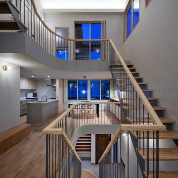 大階段室の住宅