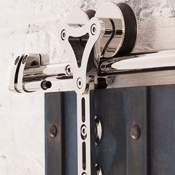 Duplex Sliding Door Hardware Kit - Barn Door Hardware