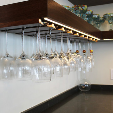 Modern Seaside Home Bar