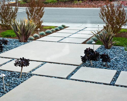 Modern Front Yard Landscape Ideas, Designs, Remodels & Photos
