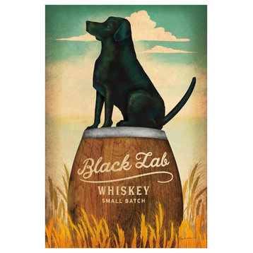 "Black Lab Whiskey" Digital Paper Print by Ryan Fowler, 34"x50"