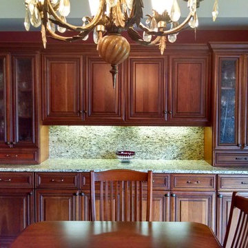 Dining room built in buffet