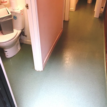 Cleaning an Altro Safety Floor in Turville