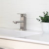 STYLISH Single Hole Bathroom Faucet, Brushed Nickel