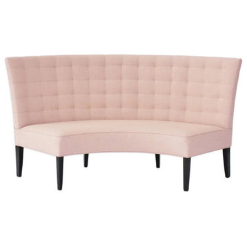 Curved Banquette Settee, Curved Dining Bench