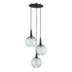Currey & Company Beckett Trio Pendant - Pendant Lighting