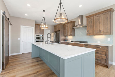 Inspiration for a transitional kitchen remodel in Denver