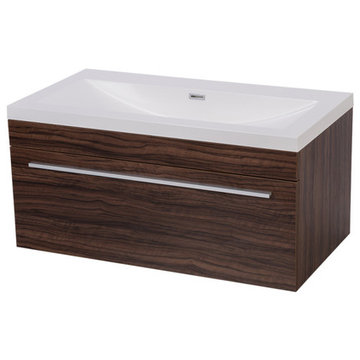 35" Schist Modern Bathroom Vanity