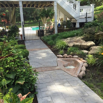 Town & Country, Missouri Stamped Concrete Walkway