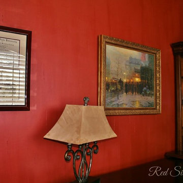 Home Office-Red Silk