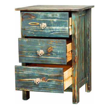 Under The Sea Upcycled Bedside Drawers