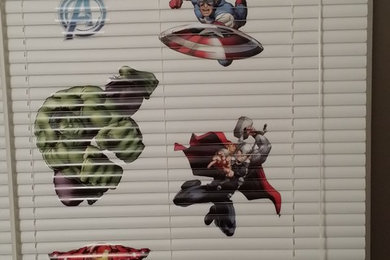 Avengers mini blinds