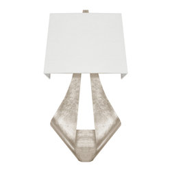 Worlds Away Clarissa Silver Sconce - Wall Sconces