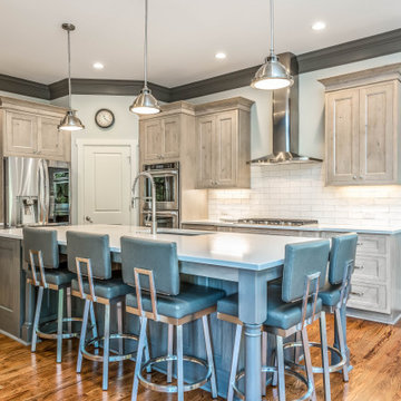 Open Kitchen and Living Room with Home Elevator