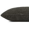 Loloi Pillow, Charcoal, 13''x21'', Cover With Poly