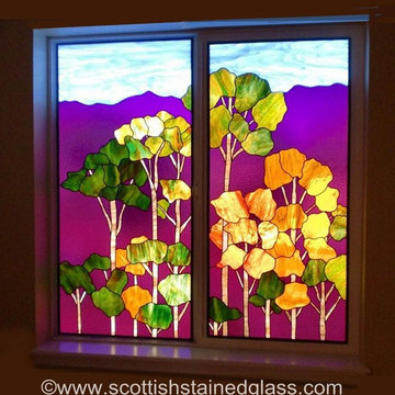 Basement Stained Glass Window
