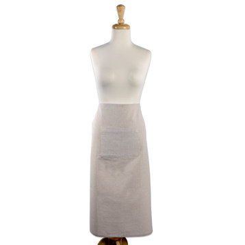 DII Natural Solid Chambray Bistro Apron