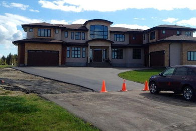 Inspiration for an exterior home remodel in Calgary