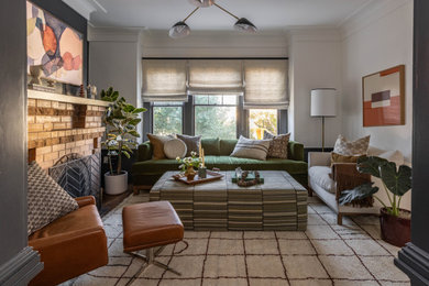 Living room - eclectic living room idea in San Francisco