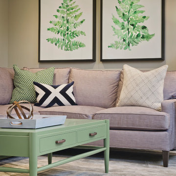 Family-friendly basement remodel