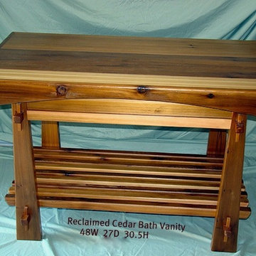 Craftsman cedar Vanity