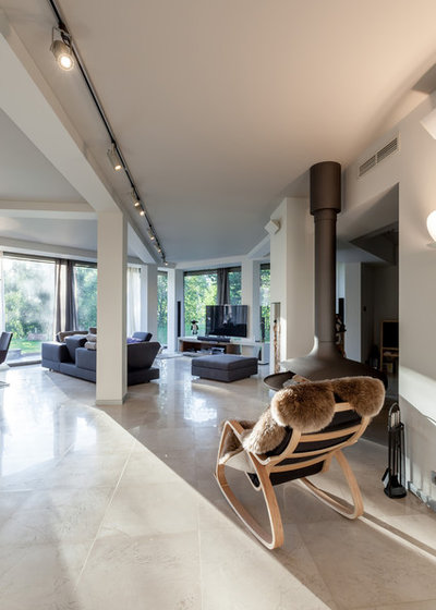 Современный Гостиная by de.studio