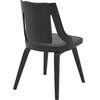 Aniston Dining Chair (Set of 2) - Matte Black, Grey