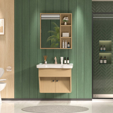 Wheelchair-Accessible 24" Floating Bathroom Vanity with Sink | Modern Inclusive