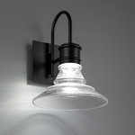 W.A.C. Lighting - Nantucket LED Outdoor Wall Light in Black - Vintage. Industrial modern and coastal.&nbsp