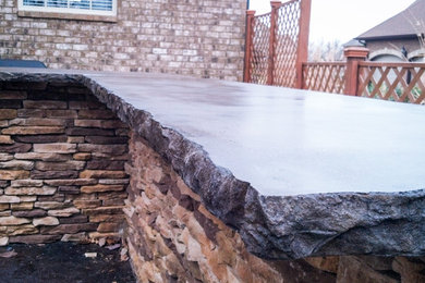 Inspiration for a rustic patio remodel in Nashville