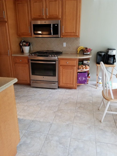 Mixed Kitchen Cabinets
