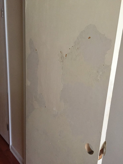 Scraping latex paint off doors. Help!!