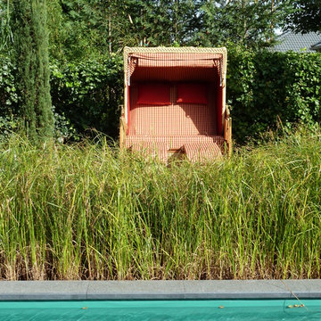 Garten mit Biopool in Köln