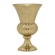 gold vase