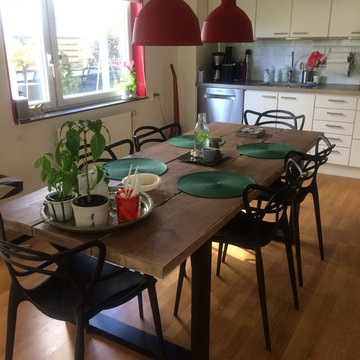 Nye farver og varme til lejlighed i Stockholm