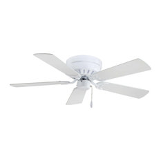 MinkaAire White Mesa 42" 5-Blade Indoor Flush Mount Fan