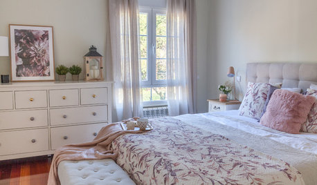 En detalle: El dormitorio romántico y elegante de una pareja