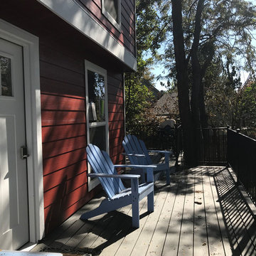 James Hardie reside and new Trex Deck Build